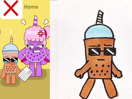 学习和玩游戏的不同结果#简笔画 @抖音小助手 @抖音创作者中心 @抖音青少年