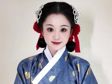 全真发汉服发型|适合新年的可爱双丫髻 #汉服发型教程 #汉服发型 #汉服 #明制汉服 #汉服妆造