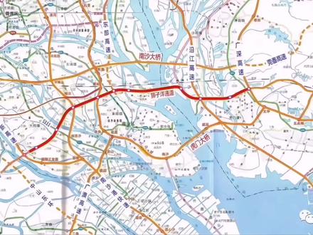 狮子洋通道:粤港澳大湾区超级工程,连接广州与东莞 #科普#公路#狮子洋通道
