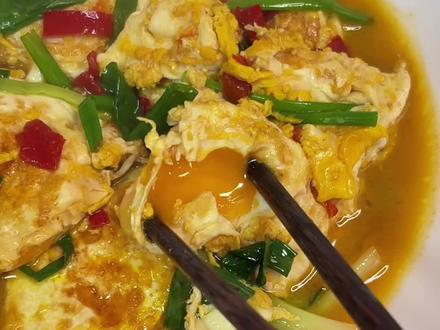 醋炒鸡蛋🍳,下饭菜的神~之一#醋炒蛋 #家常菜分享