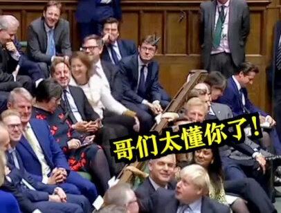 “梅”开眼笑!#梅姨 重回下议院称,这感觉似曾相识。约翰逊:哥们懂你!