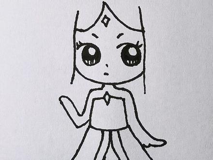 姐姐画的冰公主pk我画的冰公主,哪个好看点?#兴趣才艺 #萌知计划 #简笔画 @抖音青少年