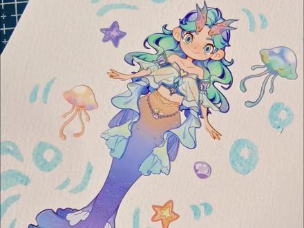 男生装扮vs女生美人鱼装扮#创意手工 #人鱼公主 #脑洞大开 #跟着抖音学画画 #亲子 @DOU+小助手 @广汽丰田 #21万级汉兰达OTA上新