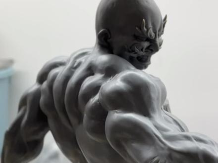 张飞制作!使用材料:软陶#软陶#粘土 #面塑 #手办制作 #手工