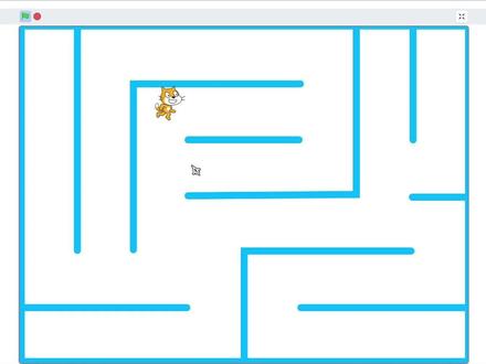 【Scratch教程】自己动手做一款《迷宫大冒险》|第2集 #少儿编程 #scratch #游戏