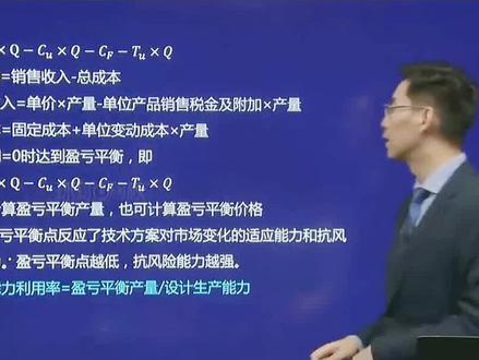 核心考点(七)(上)盈亏平衡巧记!#一建 #二建 #2021一级建造师