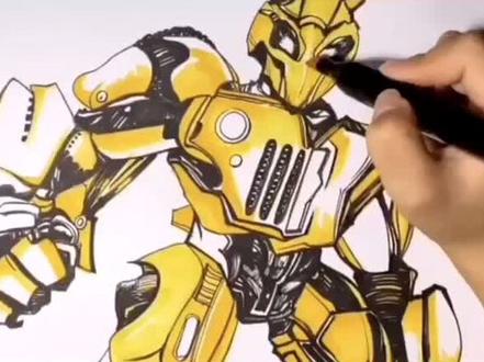 跟着节奏画个大黄蜂,超带感