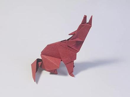 折纸丛林狼教程1 #手工折纸