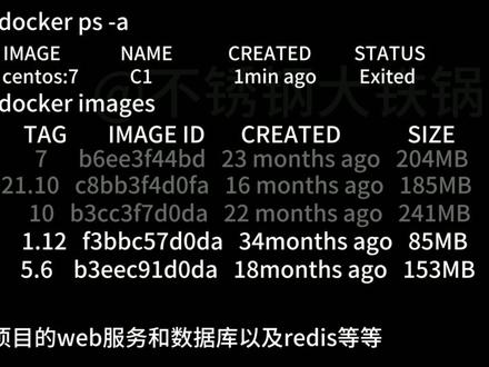 docker 容器操作指令(上)#docker #程序员