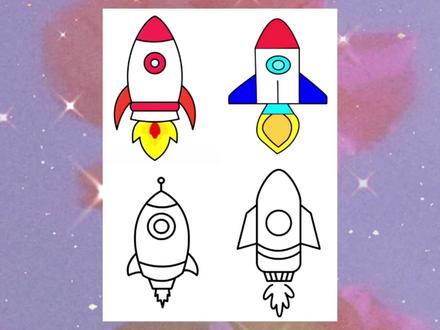 欢迎航天英雄回家!火箭简笔画超简单!来画一画吧~ #简笔画 #简笔画教程 #创意简笔画 #儿童简笔画 #可爱简笔画 #幼儿教育 #简单画 #儿童画 #创意 #画火箭的简笔画