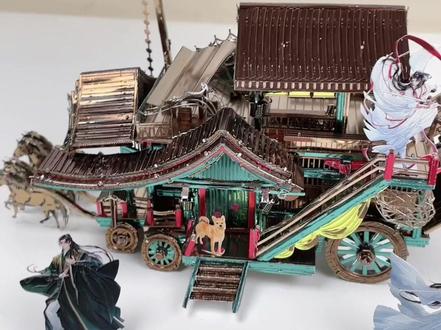 #莲花楼 李莲花的房车简直就是梦中情车啊!#成毅 #李莲花 #立体拼图