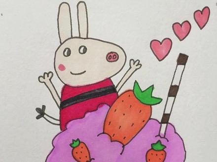 小猪佩奇简笔画 #简笔画 #启蒙早教 #儿童动画 #内容启发搜索 #画画