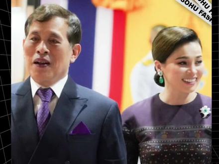 泰王和苏提达罕见穿情侣装 王后独霸后宫首饰随意挑