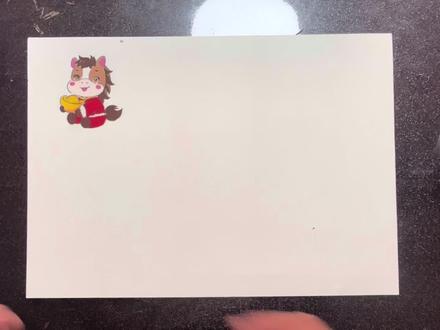 新年小马绘画教程~##跟着抖音学画画 #简笔画 #一学就会的简笔画