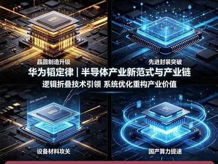 半导体产业迎来新范式?华为发布韬定律,以时间缩微替代几何缩微,四大产业链环节价值将被重新定义。一个视频带你看懂!#华为韬定律 #后摩尔时代 #先进封装 #财经干货 #燃起来了大国重器