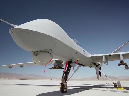 MQ-9无人机,又称死神或收割者#死神无人机 #军迷发烧友