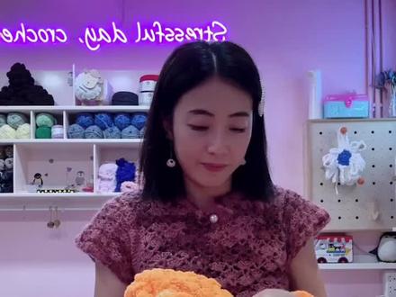 手指钩织桔桔袋 #甘比