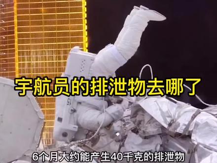 #上热门 宇航员的排泄物去哪里了?