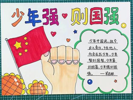 少年强则国强手抄报模板#创作灵感 #简笔画 #手抄报 #少年强则国强 #画画 @DOU+小助手 @抖音小助手