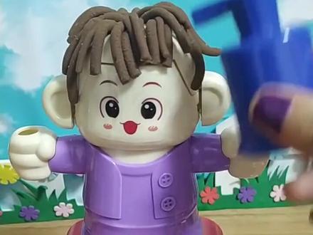 #彩泥理发师,我的新头发