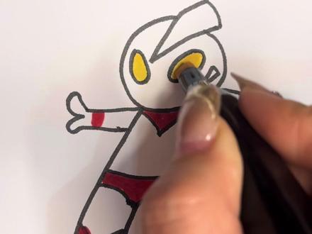 用数字7和5画奥特曼,简单#简笔画画 #简笔画 #简笔画教程 #每日一画 #一学就会的简笔画 @DOU+小助手 @抖音小助手 @抖音创作小助手