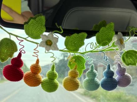 七彩葫芦娃教程一,葫芦主体和藤蔓 #手工