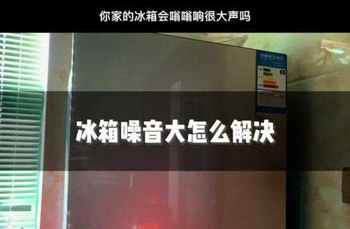 你家里的冰箱会发出很大声的嗡嗡声音吗?试试这三步能否帮你解决这个问题。#冰箱异响 #装修知识点 #自装日记