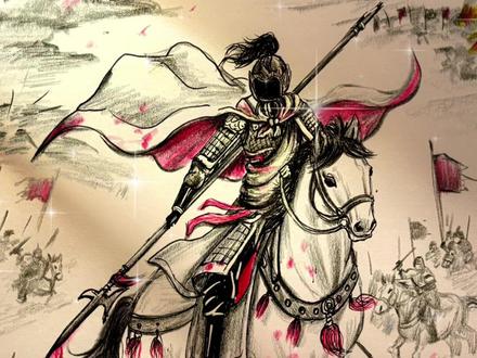 七进七出赵子龙#火柴人#赵子龙 #赵云 #画画 #手绘