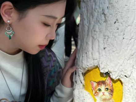 我在路边画了一只猫,给路人都惊呆了!#画画 #治愈系 #青年创作扶持计划 #猫咪#vlog十亿流量扶持计划 10亿