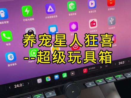 小米新升级,养宠星人狂喜!(喊话小米下次天际屏做宠物联动!)#小米汽车 #车机 #升级 #养宠人的治愈谁懂啊 #雷军