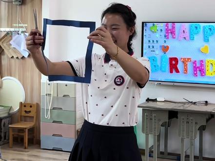 神奇剪纸小实验,快和孩子一起试试吧🤩 #科学小制作 #幼儿园
