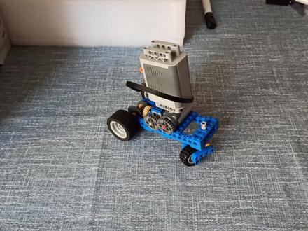 乐高9686系列课程第35课——三轮拐弯车(七岁)