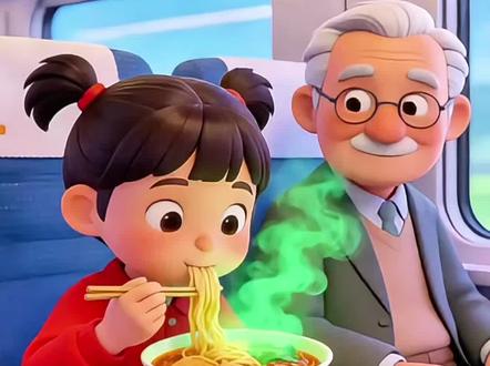 淘淘在高铁吃螺狮粉,把高铁乘客都熏吐了 #超级宝贝jojo#儿童启蒙早教益智动画片 #奥特曼 #早教动画#小朋友们都爱看