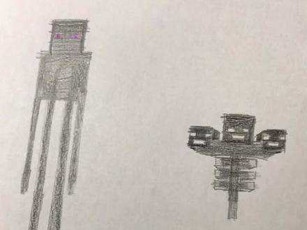 小王子第九期视频 凋零与末影人#我的世界 #画画