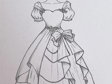 画公主裙#画画#简笔画#画画教程 #画画教程 #跟着抖音学画画 #内容启发搜索