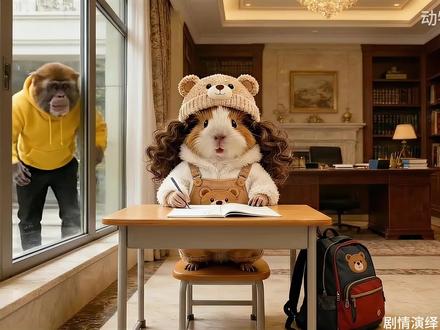 猪妞、马喽的搞笑故事(我的刀盾合集)#AI创作浪潮计划 #AI新春游园会 #猪妞 #马喽 #我的刀盾