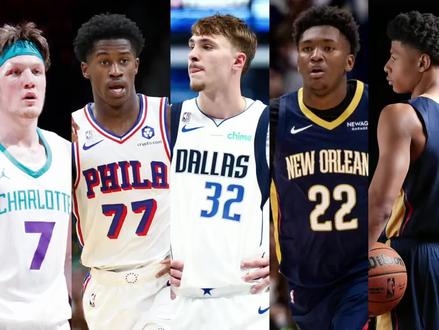 最新一期NBA 官方最佳新秀排行榜!#NBA #最佳新秀 #弗拉格 #克努佩尔 #德里克奎因 等人入榜!