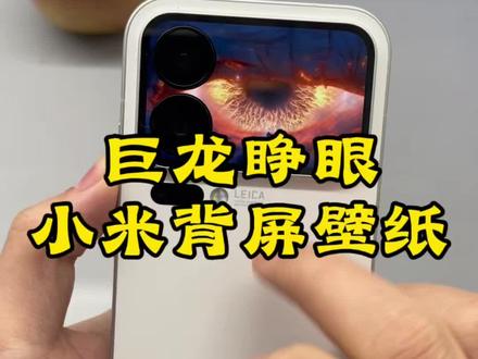 小米17pro背屏,小米17promax背屏设置教程。巨龙睁眼壁纸,巨龙睁眼背屏壁纸#小米17pro #小米17promax #小米背屏壁纸 #背屏壁纸 #剪映