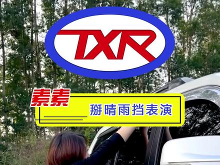 素素还可以这样拆卸晴雨挡,你学废了吗?#抖音汽车 #汽车好物 #丰田霸道 #晴雨挡