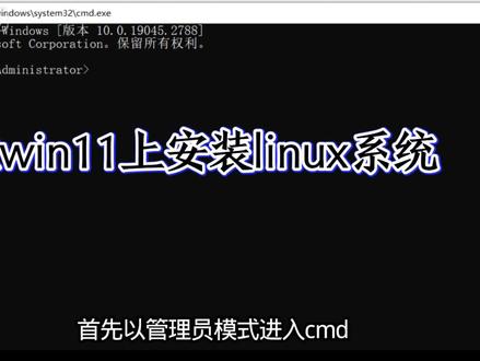 win11安装linux系统 #linux系统安装 #双系统 #wsl #ftp