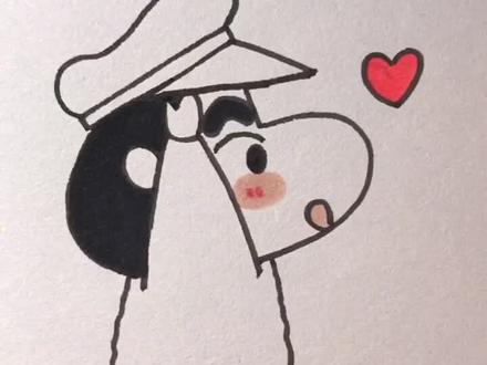 教你用数字“5”画蜡笔小新敬礼#简笔画 #手绘 #每日一画 #每日亲子陪伴 @抖音小助手