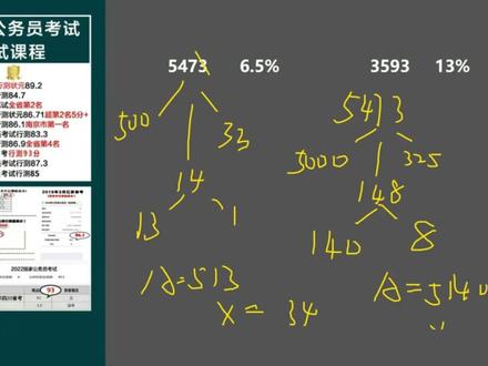 已知本期(末期)和增长率求前期(基期)和增量,资料分析速算假设分配法练习题。#行测 #省考 #考公 #备考 #公务员 #国考 #公务员考试