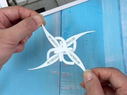 10秒教你用牙线做飞镖,这样再那样飞镖就完成了!超级简单还牢固#我的手工作品 #创意手工 #废物利用