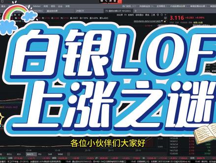 白银LOF上涨之谜 #热点 #白银 #股票 #LOF #黄金