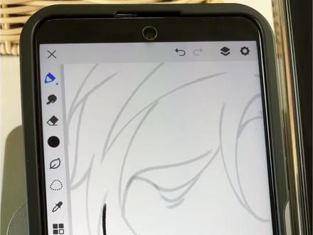 狼尾绘画过程来了 #狼尾#手机绘画#oc#过程
