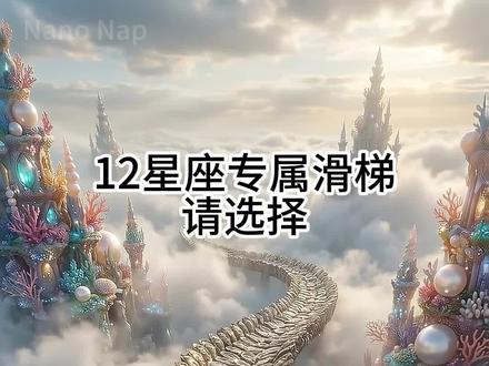 十二星座专属滑梯,请选择。(Ep.2上集)#ai创作浪潮计划 #解压 #asmr #治愈系 #极度舒适