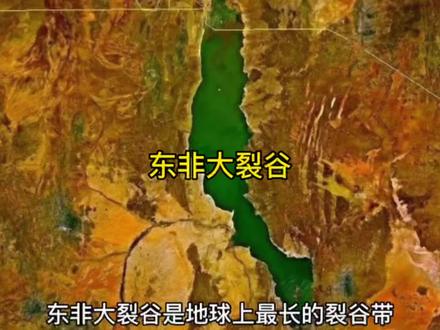 “地球上最大的伤巴”东非大裂谷#神奇的大自然 #地理知识科普视频 #知识分享 #奇观美景