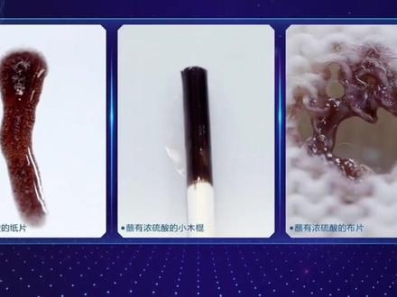 初中化学10-1浓硫酸的腐蚀性实验#抖音热门#腐蚀#浓硫酸#科普#涨知识抗忽悠