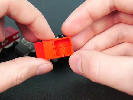 乐高微型车、卡车和火车拼装教程