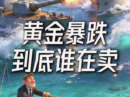 黄金暴跌,到底谁在卖? #财经 #股票 #黄金 #金价 #金首饰